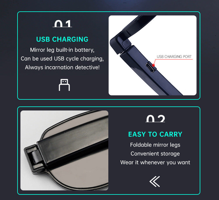 New LED Glowing Red Eye Glasses Same Style Glowing Glasses Personality Funny Party Performance Flashing Props