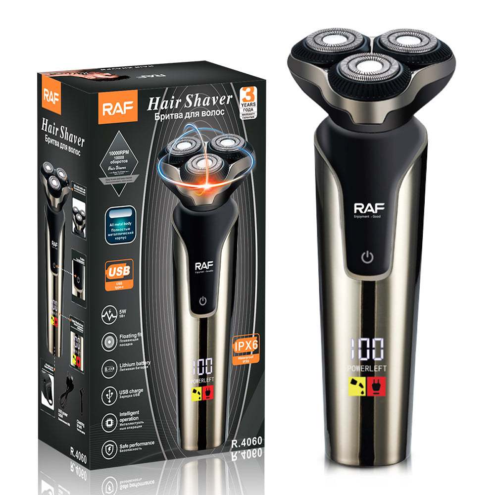RAF European Standard Electric Shaver Men's Daily Essentials Set New Model Hair Clipper Razor R.4031