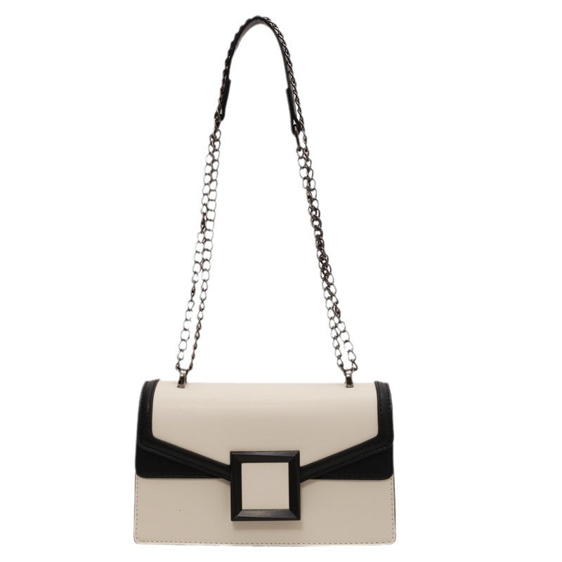 Niche Design Crossbody Bag for Women2024New Trendy Spring Fashion Quilted Chain Bag Textured Single Shoulder Small Square Bag