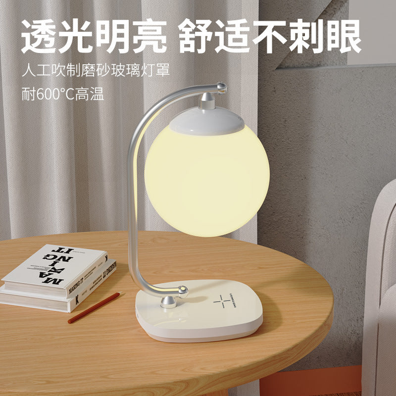 Creative Desk Lamp led Study Student Desk Lamp Wireless Charging Reading Desk Lamp Color Adjustment Moon Lamp Amazon Bestseller