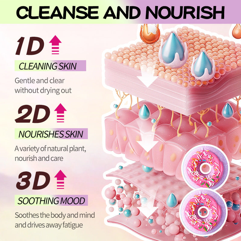 Full English Macaron Donut Bath Salt Ball SADOER Clean Body Bath Salts  Wholesale