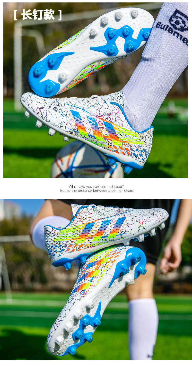 New professional football shoes for men and women AG Spike TF Broken Nail Youth Student Grassland Competition Training Shoes