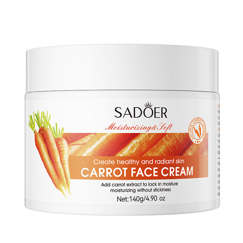 Plant Face Cream SADOER Avocado Aloe Carrot Moisturizing Cream  Wholesale