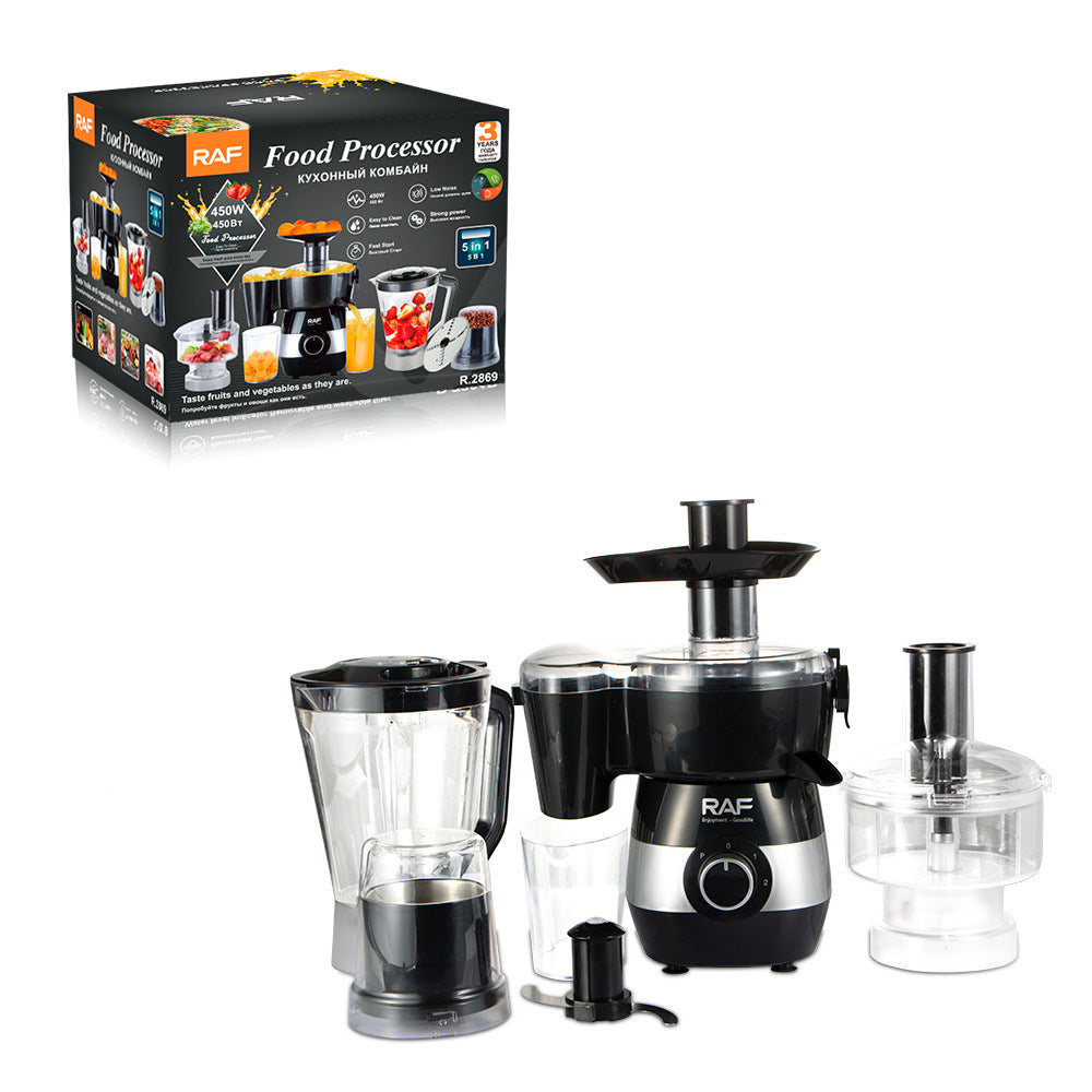 RAF European Standard Stainless Steel Juicer Food Processor Fruit Juicer Extractor Juice Separator R.2869