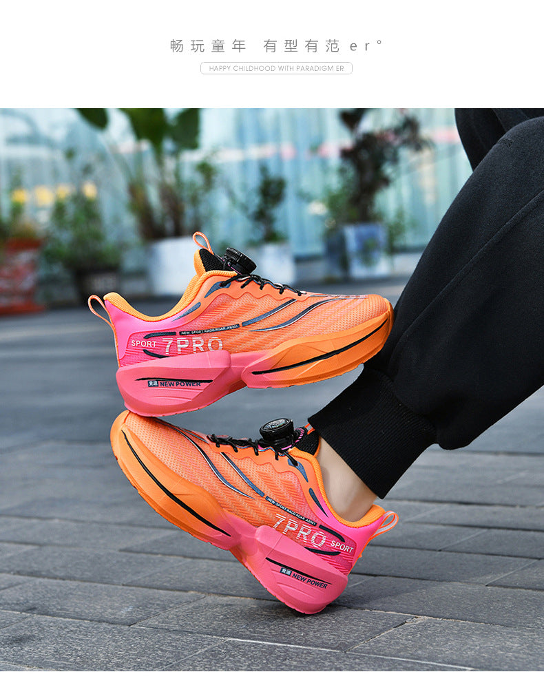 Red Rabbit7Pro Children's Shoes New Fashion Versatile Soft Sole Sports Shoes Breathable Non-Slip Youth Training Running Shoes