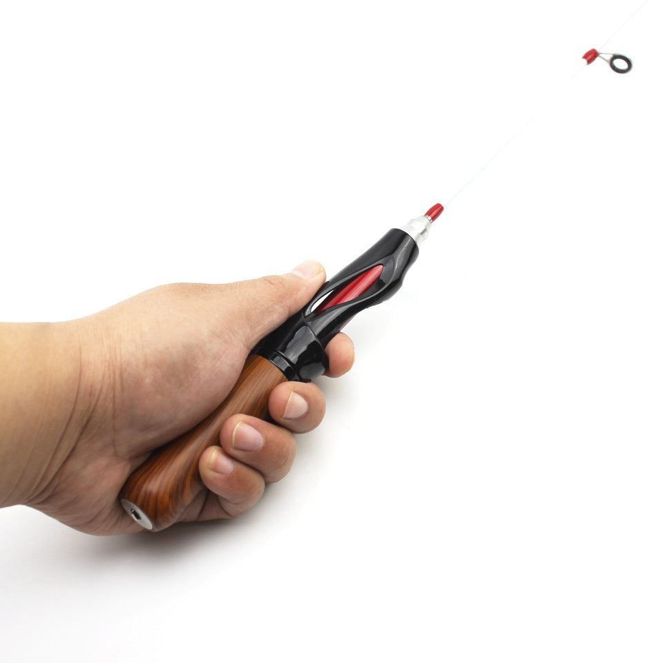 One Piece Ice Fishing Rod Winter Fishing Rod Shrimp Rod Raft Rod Boat Rod Fishing Rod Spinning Reel Fishing Gear Set