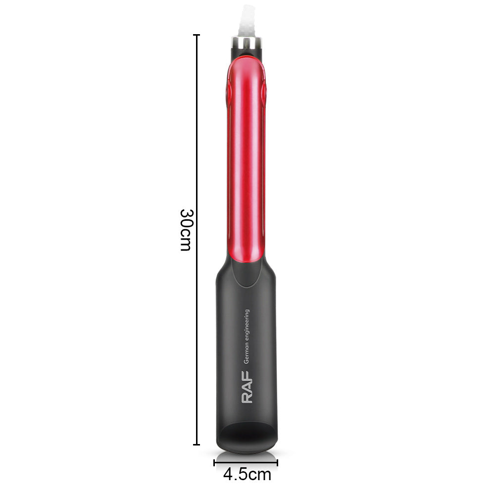 RAF EU Standard Hair Straightener Negative Ion Hair Straightener Home Use Volumizing Hair Root Straightening Iron Hair Styling Curling Iron