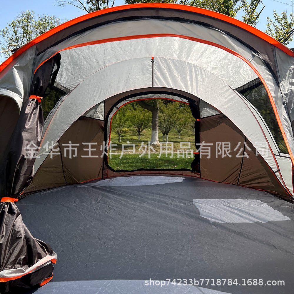Hot-Selling Fully Automatic Hand-Pull Quick-Open Tent Travel Tent Camping Windproof Rainproof Sunproof Tent