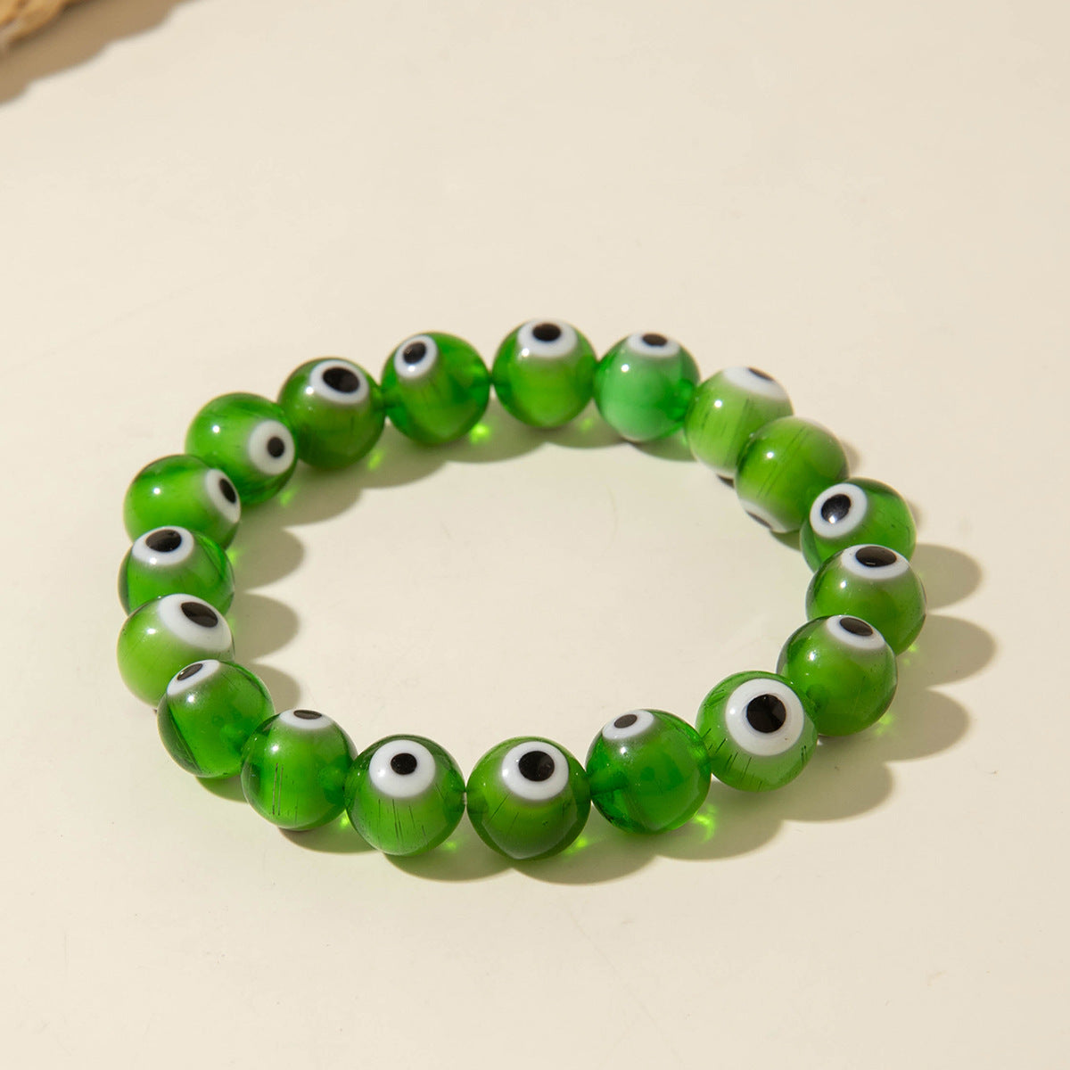 European and American Ornament Bohemian Devil's Eye Beaded Bracelet  Fashionable and Unique Eye Elastic Bracelet Wholesale