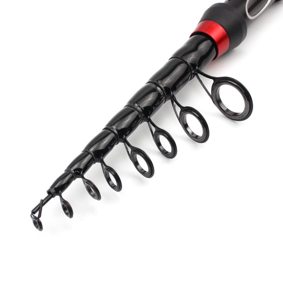 Ultra Short Ultra Light Retractable Lure Rod Small Sea Rod Rock Fishing Boat Fishing Rod Extended Handle European and American Fishing Gear