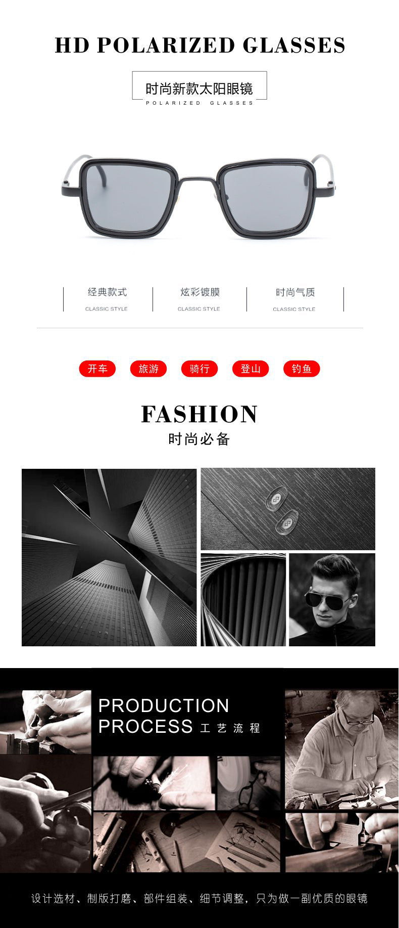 KABIR SINGH Steampunk Small Square Frame Sunglasses for Men High-end Indian Sunglasses Men's Glasses