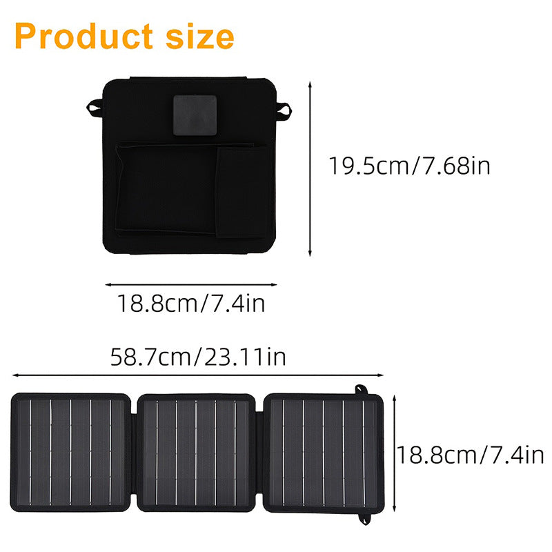 Factory Direct Sale 15W Monocrystalline 70% off Pack Dual Output Port Outdoor Portable Emergency Solar Charging Panel Waterproof Durable