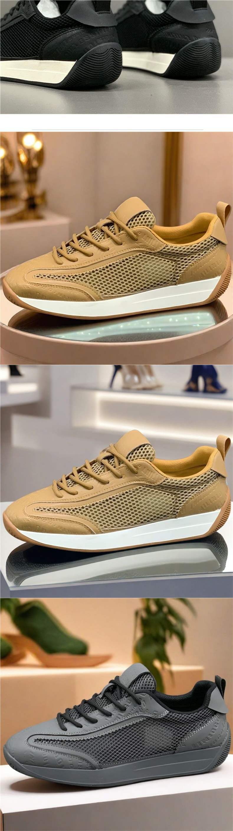 New Breathable Mesh Casual Shoes Men's Forrest Gump Shoes Sports Shoes Four Seasons Versatile Student Men's Shoes German Training Shoes