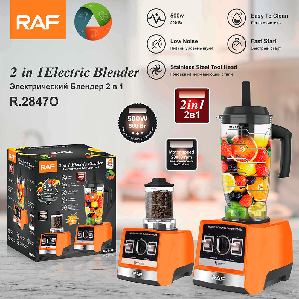 RAF European Standard Multifunctional 2-in-1 Juicer Household Food Processor Meat Grinder Grinder Grinder R2847