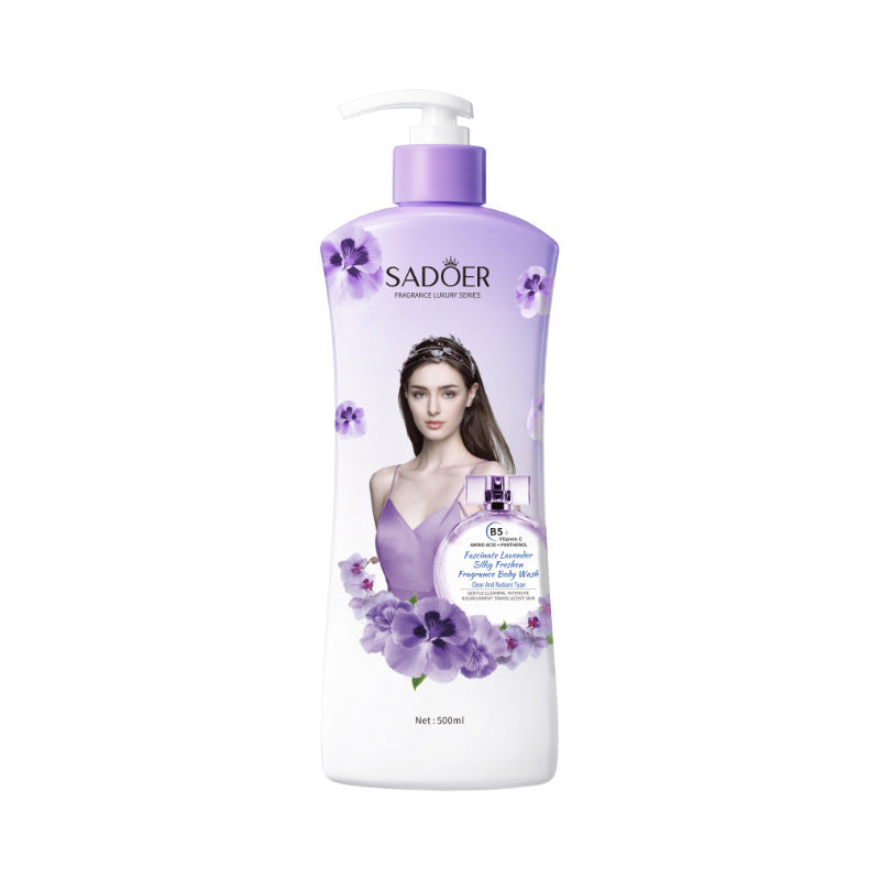 Bathing Set SADOER Rose Fragrance Shampoo Lavender Shower Gel Cross-Border Wholesale
