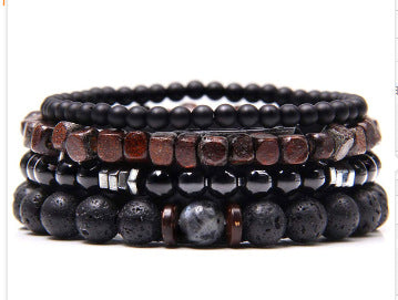 European and American fashion new white turquoise amethyst bracelet108Lotus Pendant Bracelet with Buddhist Beads