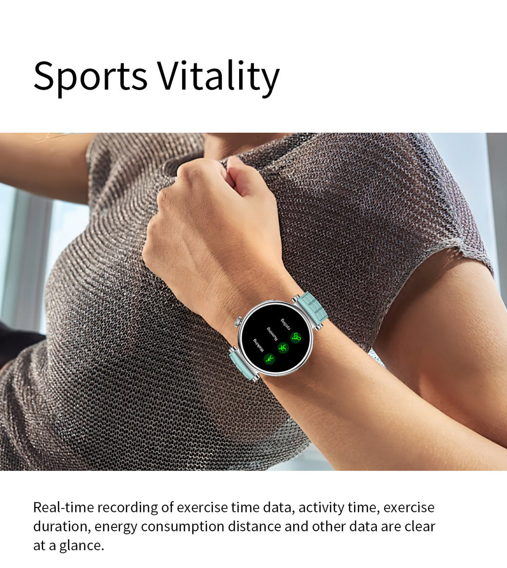 Z01 Mini Smart Watch Bluetooth Call True Heart Rate Step Sleep Monitoring Exquisite Ladies Outdoor Sports