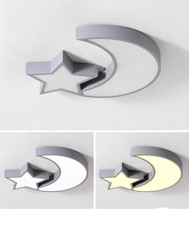 Macaron Children's Room Lighting Creative Boys and Girls Colorful Star Cloud Ceiling Light Kindergarten Bedroom Lamp