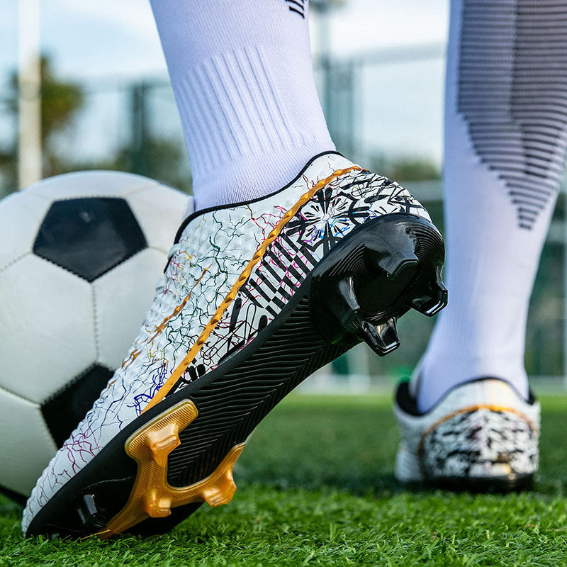 New professional football shoes for men and women AG Spike TF Broken Nail Youth Student Grassland Competition Training Shoes