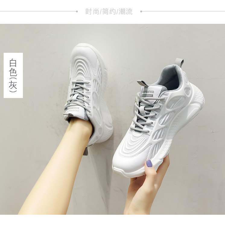 Women's Sports Shoes2025New Spring Women's Shoes Student Casual Shoes Lightweight Shock Absorption Soft Bottom Mesh Breathable Running Shoes