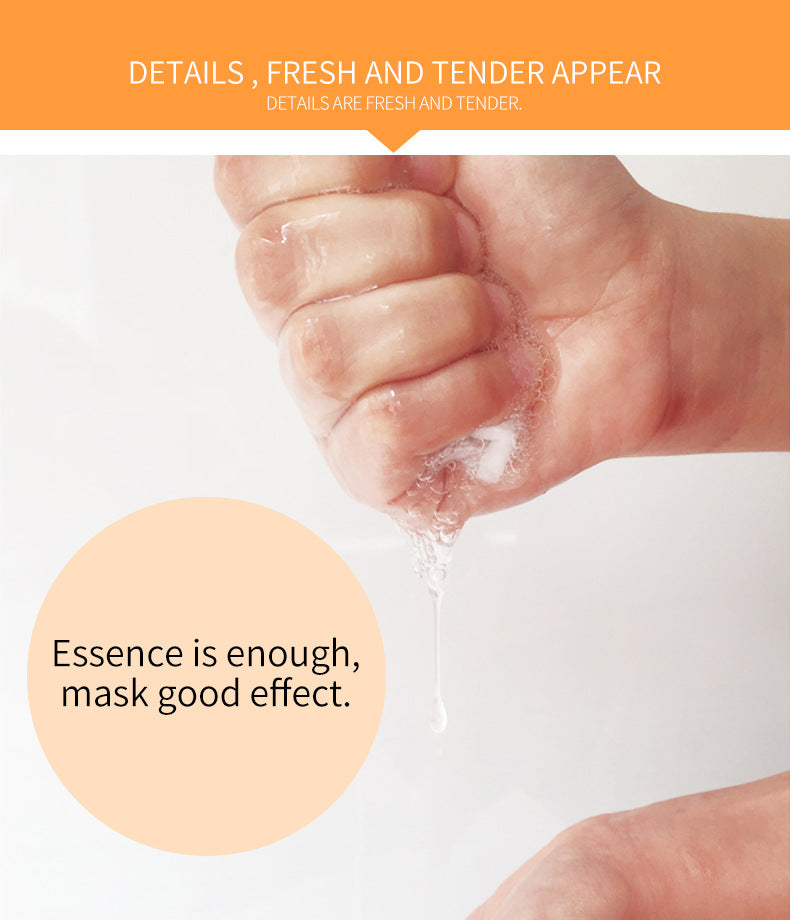 Cross-border Plant and Fruit Face Mask25g  Red Pomegranate Mango Oligopeptide Moisturizing Mask Export Manufacturer Wholesale