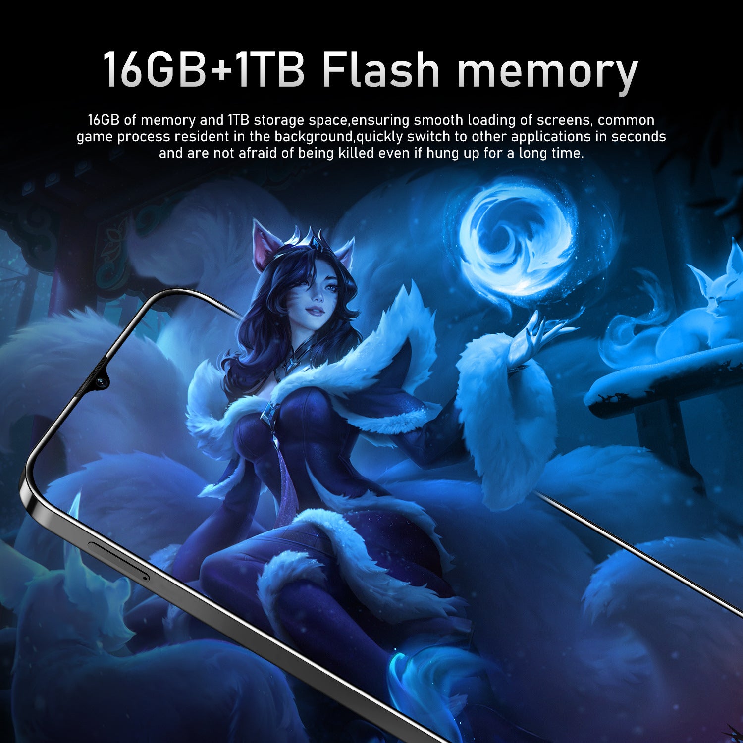 New Mobile Phone M6 Pro Large Screen7.3Inch16+1T Low Price Spot Wholesale Smartphones(Popular)