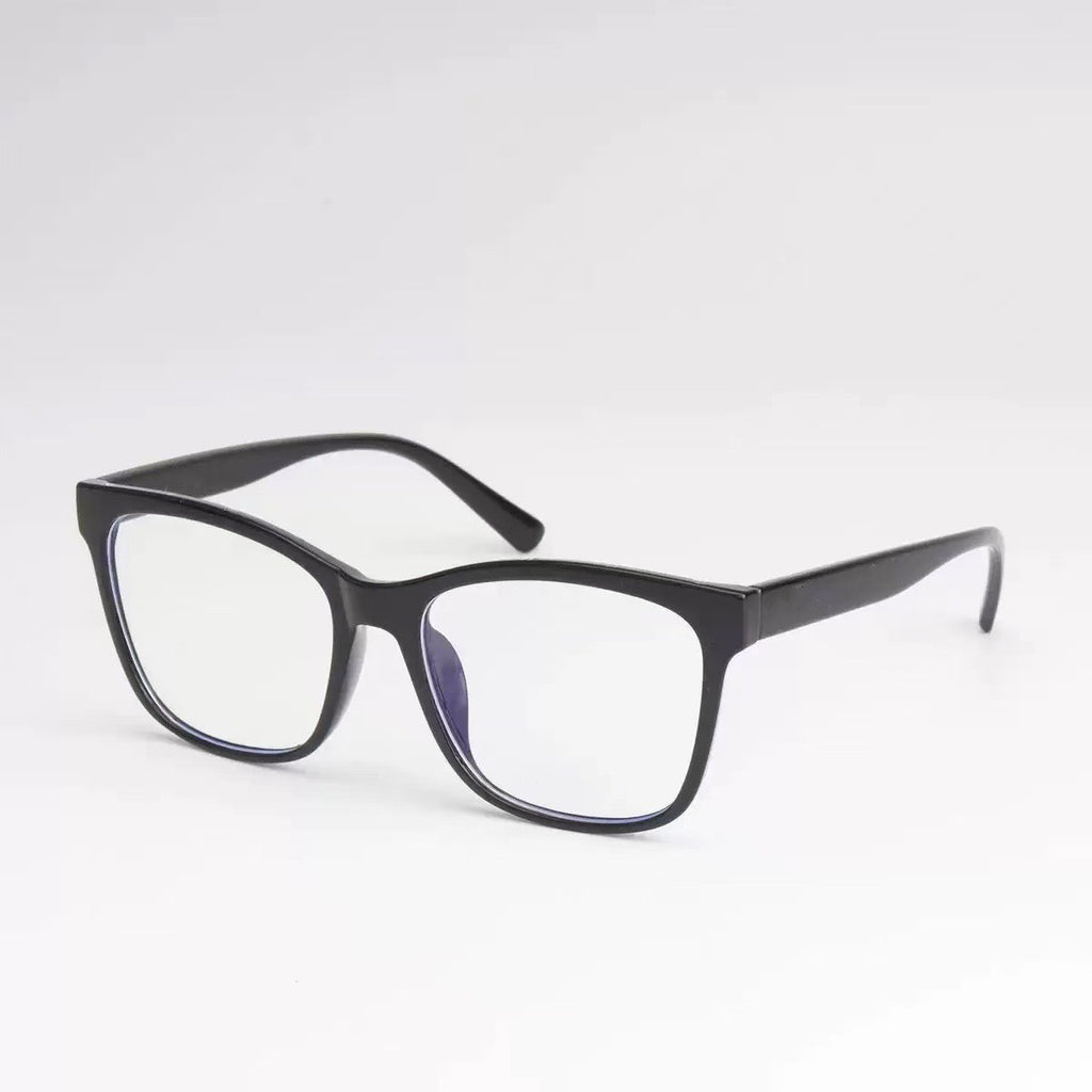 Classic Black Frame Square Frame Plain Glasses for Women Outdoor Street Shooting Anti-Blue Light Myopia Flat Glasses Frame CH3392