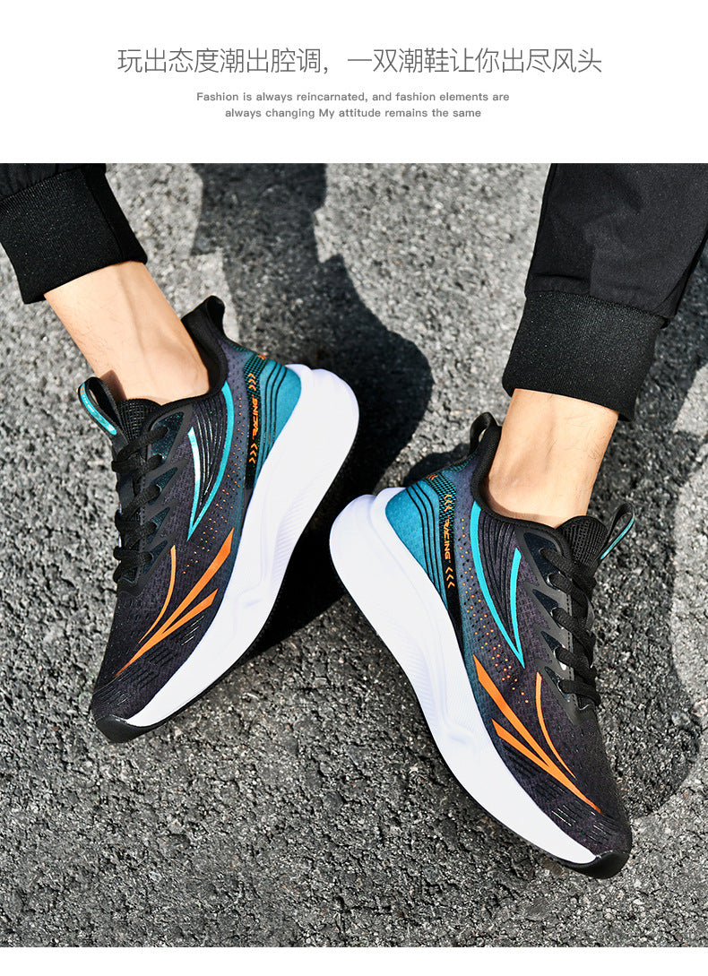 New Summer Lightweight Wear-resistant Men's Running Shoes Carbon Plate Non-slip Sports Shoes Casual Fashion Shoes