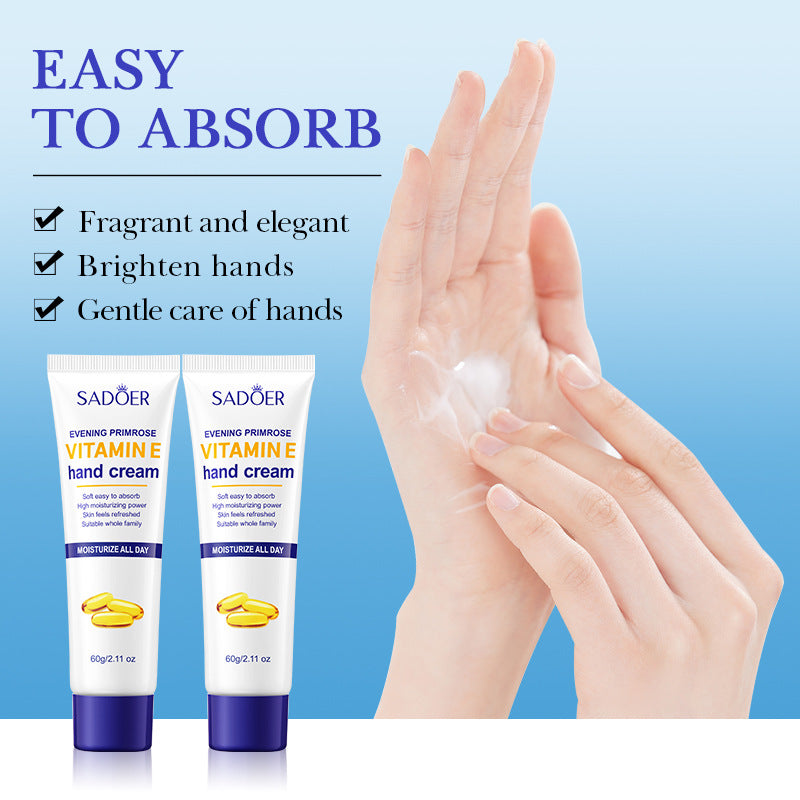 All English Vitamins E Hand cream SADOER Evening Primrose Hydrating Moisturizing Anti-Chapped  Wholesale