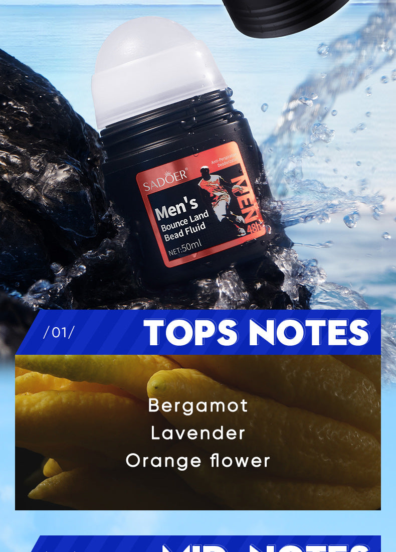 Full English Men's Antiperspirant SADOER Antiperspirant Dry Portable Fragrance Roll-On Deodorant  Wholesale