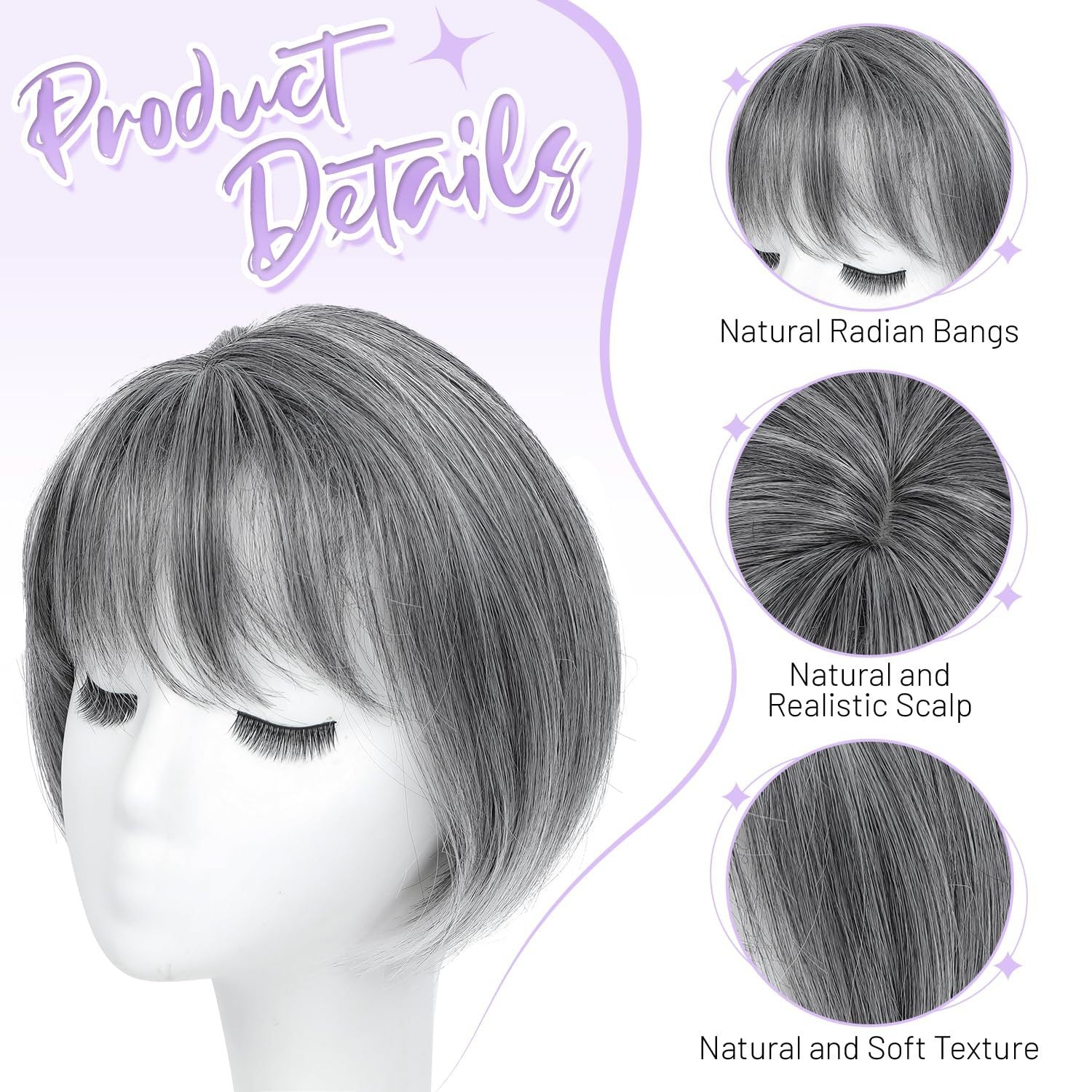 女士假发片波波头出口跨境欧美合成刘海假发片