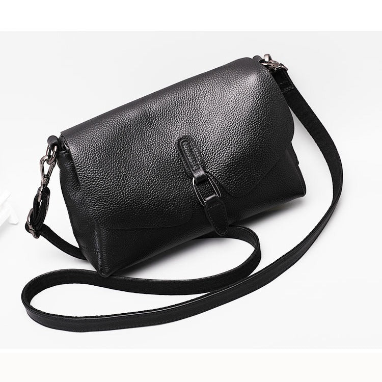 Women's Genuine Leather Bag for Middle-aged Moms, Large Capacity Soft Cowhide Underarm Bag, Single Shoulder Crossbody Bag, Shiling Bag, Spring New Model