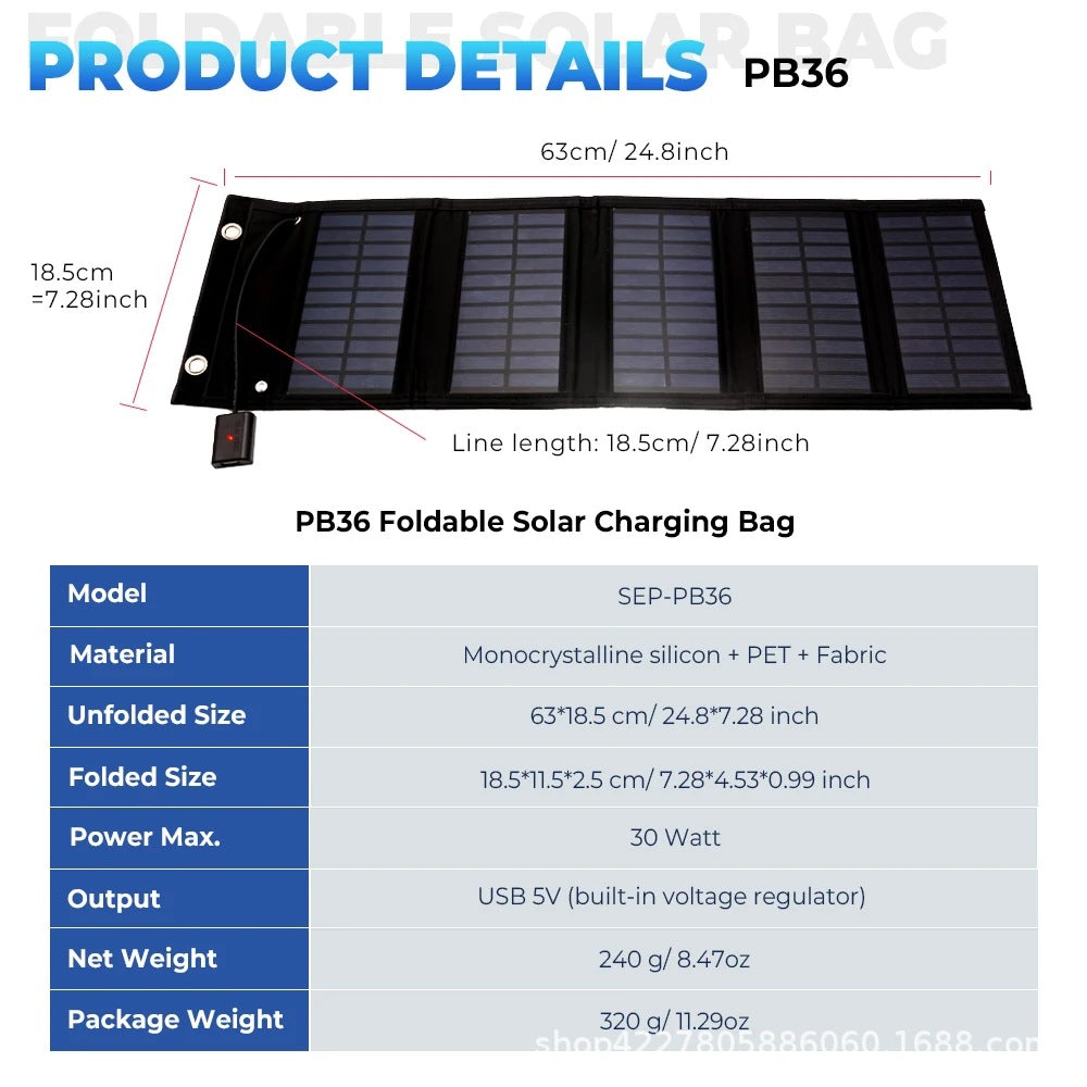 Factory Direct Hot-Selling Solar Foldable Bag Mini Small Portable Charging Board