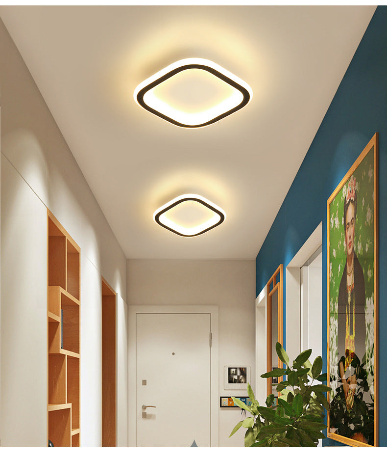 过道灯 入口走廊灯 铁艺楼梯灯 衣帽间LED吸顶灯 阳台灯 中山照明灯具