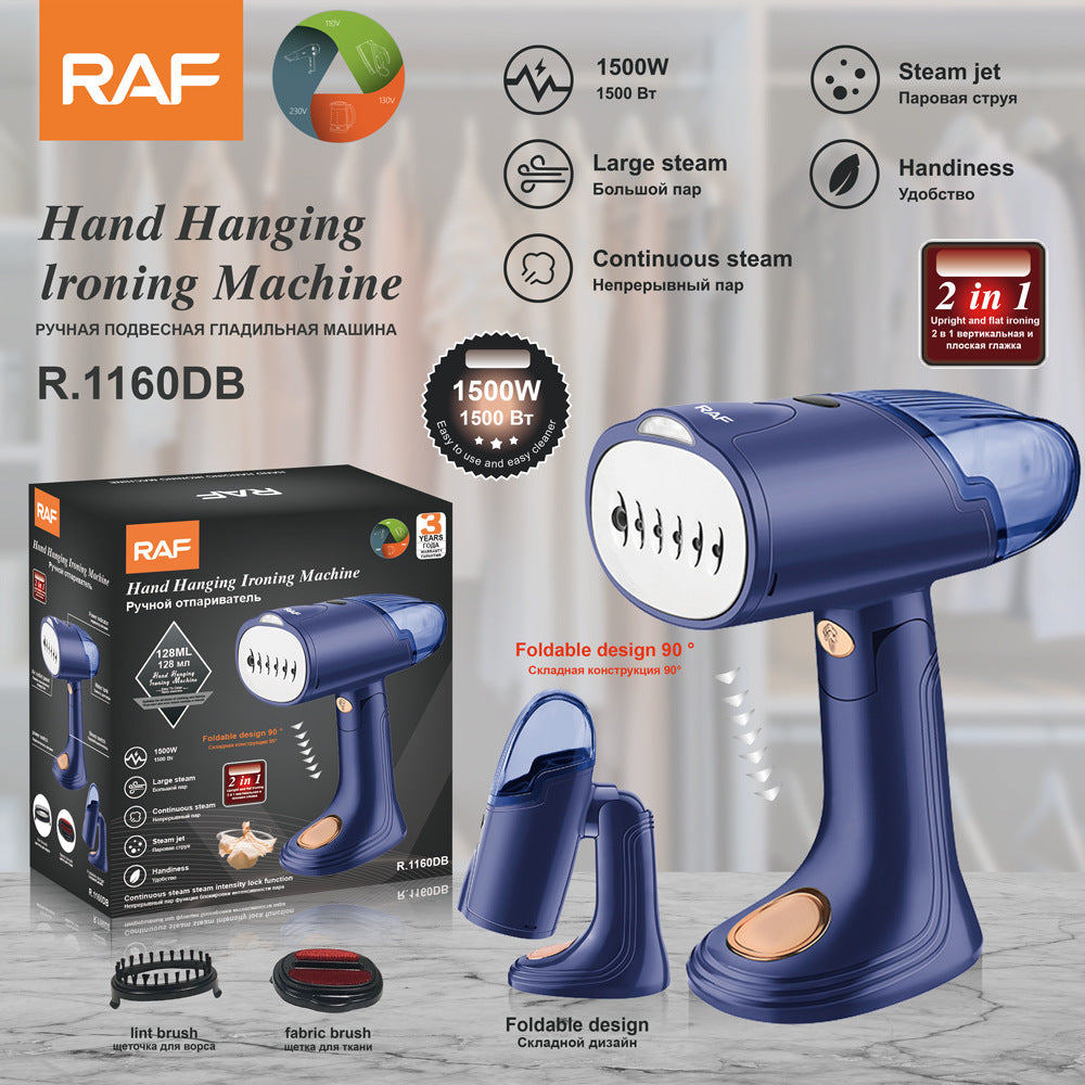 RAF EU Standard Handheld Electric Iron Steam Small Household Garment Steamer Mini Ironing Machine Garment Steamer Iron