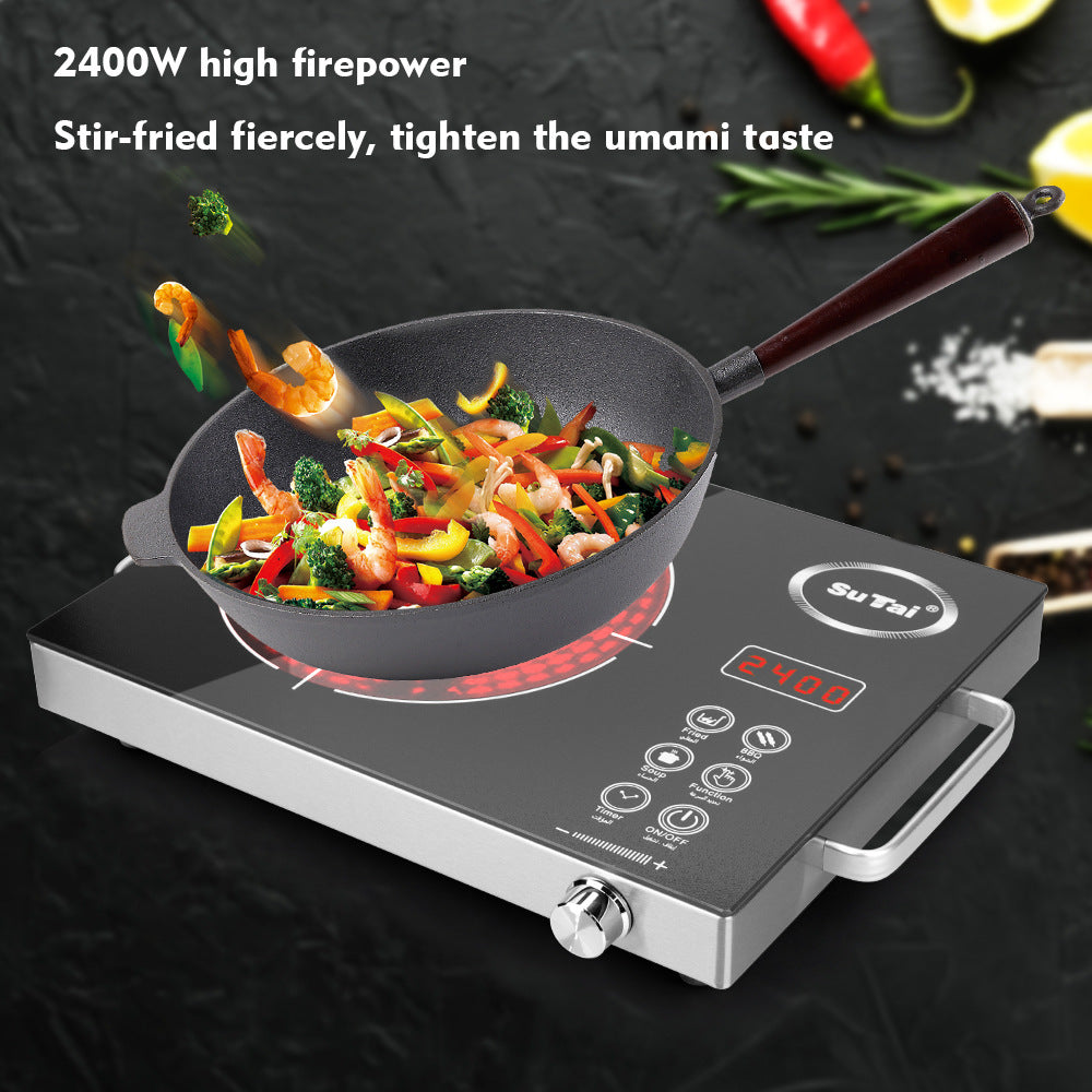 Multifunctional High-Power Electric Ceramic Stove Touch Smart Home Induction Cooker Black Export Induction Cooker