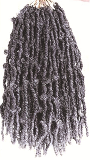 Foreign Trade Dreadlock Crochet Hair Butterfly Locs Crochet Hair Goddess Butterfly Curly Wig