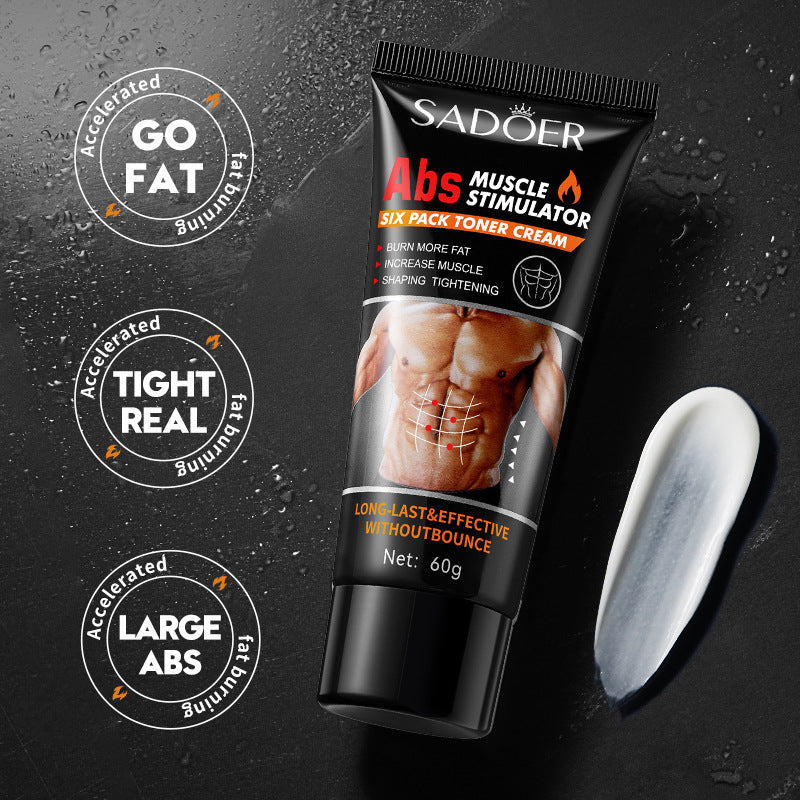 Full English Men's Abdominal Shaping Heating Cream60g SADOER Waist and abdomen slimming cream  wholesale