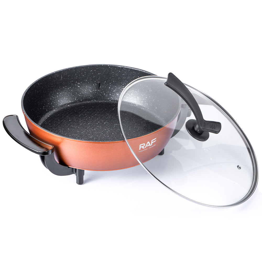 RAF European Standard Household Barbecue Hot Pot BBQ All-in-One Pot Multifunctional Barbecue Machine Grill and Hot Pot Stove Small Hot Pot