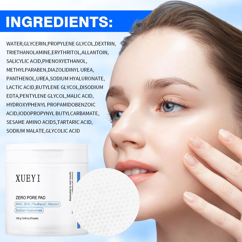 In Stock Full Salicylic Acid Facial Cleansing Pads Exfoliating Cleansing Cotton Pads Skincare Wholesale