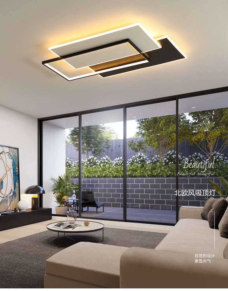 客厅灯 主厅灯 吸顶灯 高端感LED灯具 房间灯 主卧灯 中山家居装饰照明
