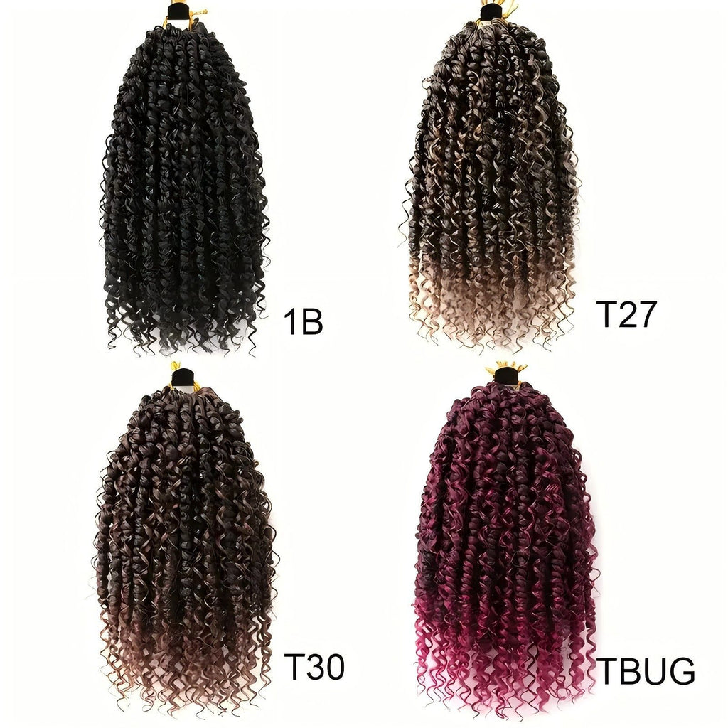 Cross-border Wig Hot Item Boho Passion Twist Crochet Hair High Temperature Silk Crochet Hair Chemical Fiber