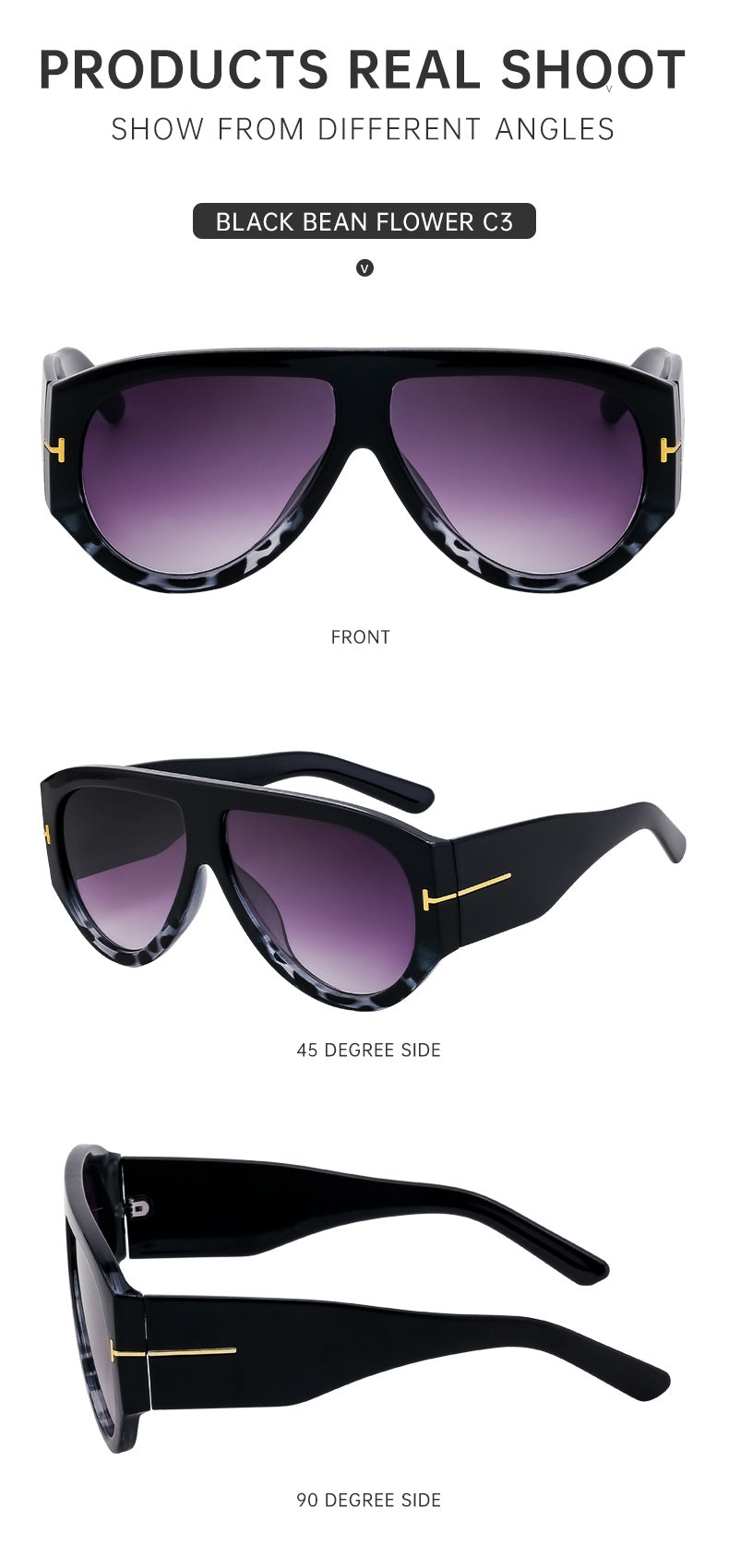 Large Frame Toad Sunglasses for Women Trendy European and American New Fashion Full Frame Sunglasses UV Protection Sun Glasses sunglasses