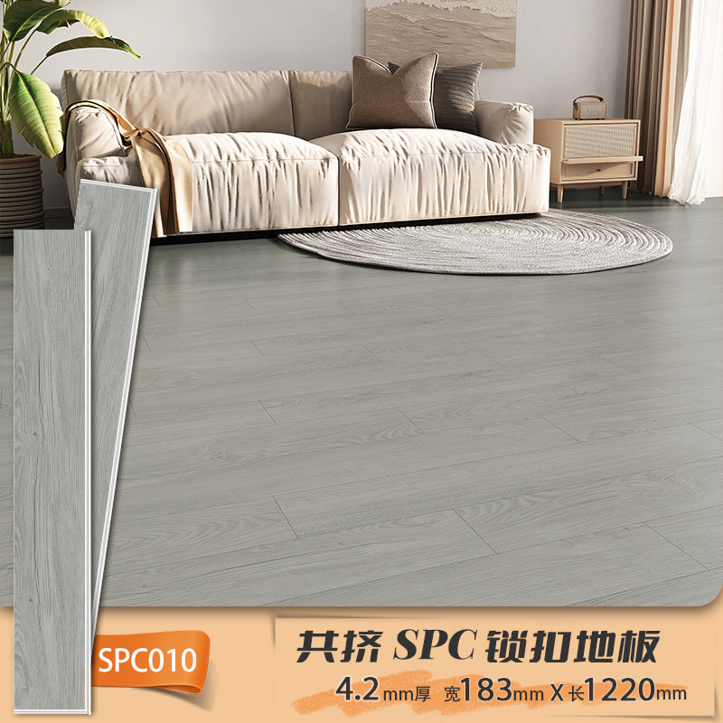 Anti-Slip Waterproof Fireproof Locking Eco-Friendly Flooring Commercial Project spc Stone Plastic Locking Type PVC Stone Crystal Flooring