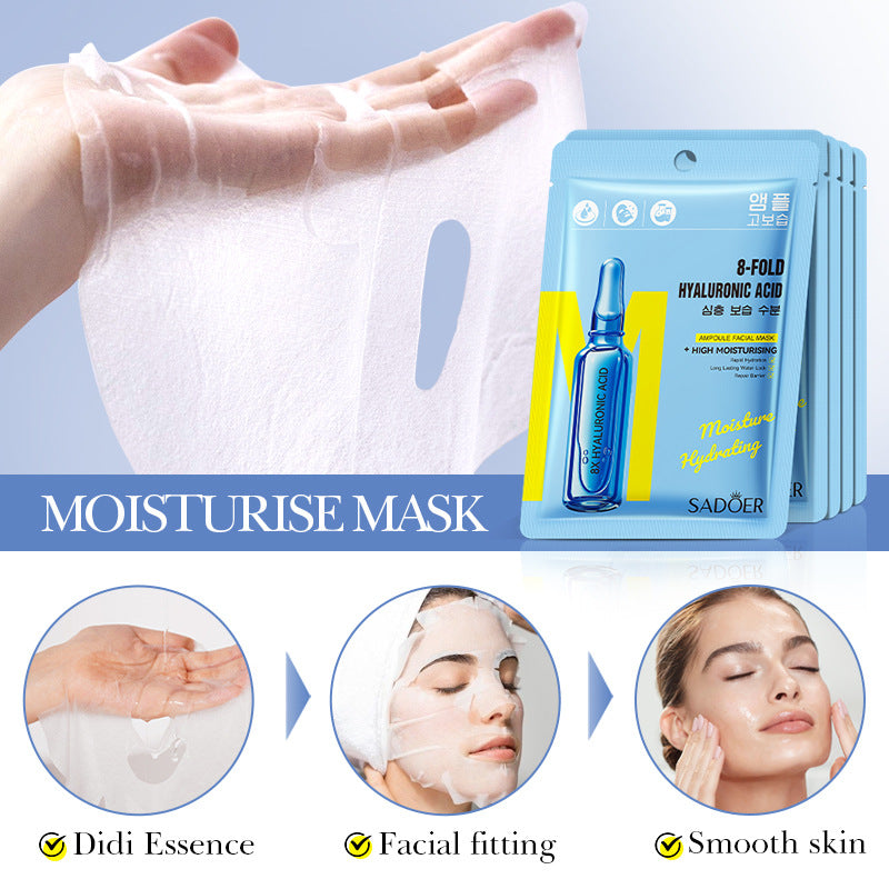 Full English8Heavy Hyaluronic Acid Skin Rejuvenation Mask SADOER Moisturizing and Hydrating Face Mask Wholesale for  Trade