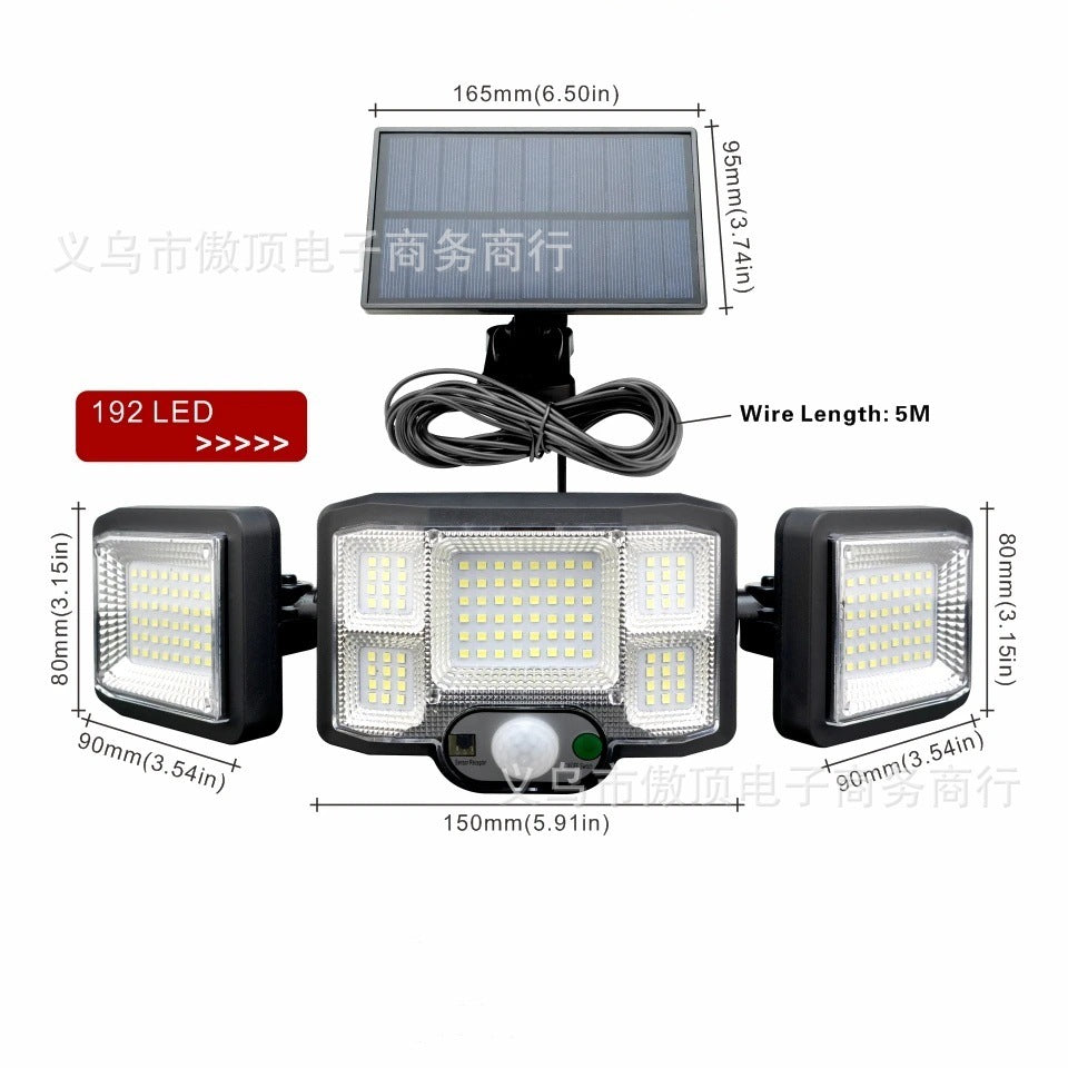 Solar Light Outdoor Waterproof Wall Light LED Split Sensor Light Motion Sensor Light Courtyard Light Garden Lamp