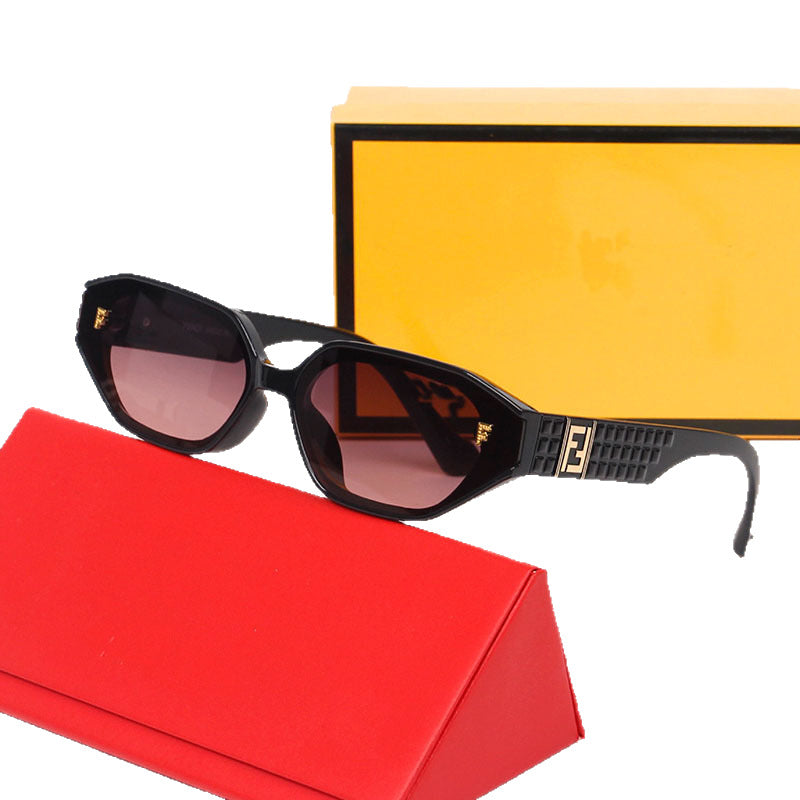 F New Style Square Frame Sunglasses for Women that Make Face Look Smaller ins Xiaohongshu Influencer Same Style Acetate Sunglasses FFM2150