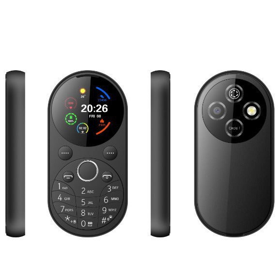 1.771-inch Round Mini Functional Phone for Elderly Dual SIM Dual Standby Backup Elderly Phone Wholesale
