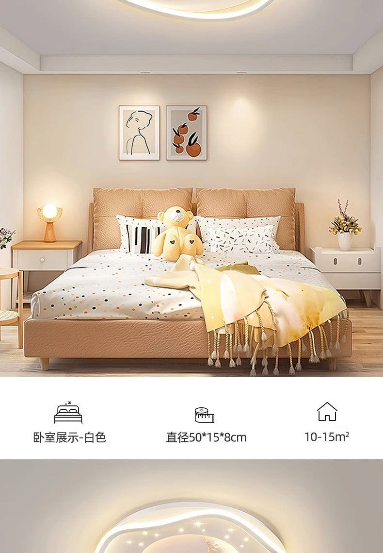 Minimalist Personalized Ceiling Light Round Bedroom Lamp2025New Modern Minimalist Designer Internet Celebrity ins Study Room Lamp