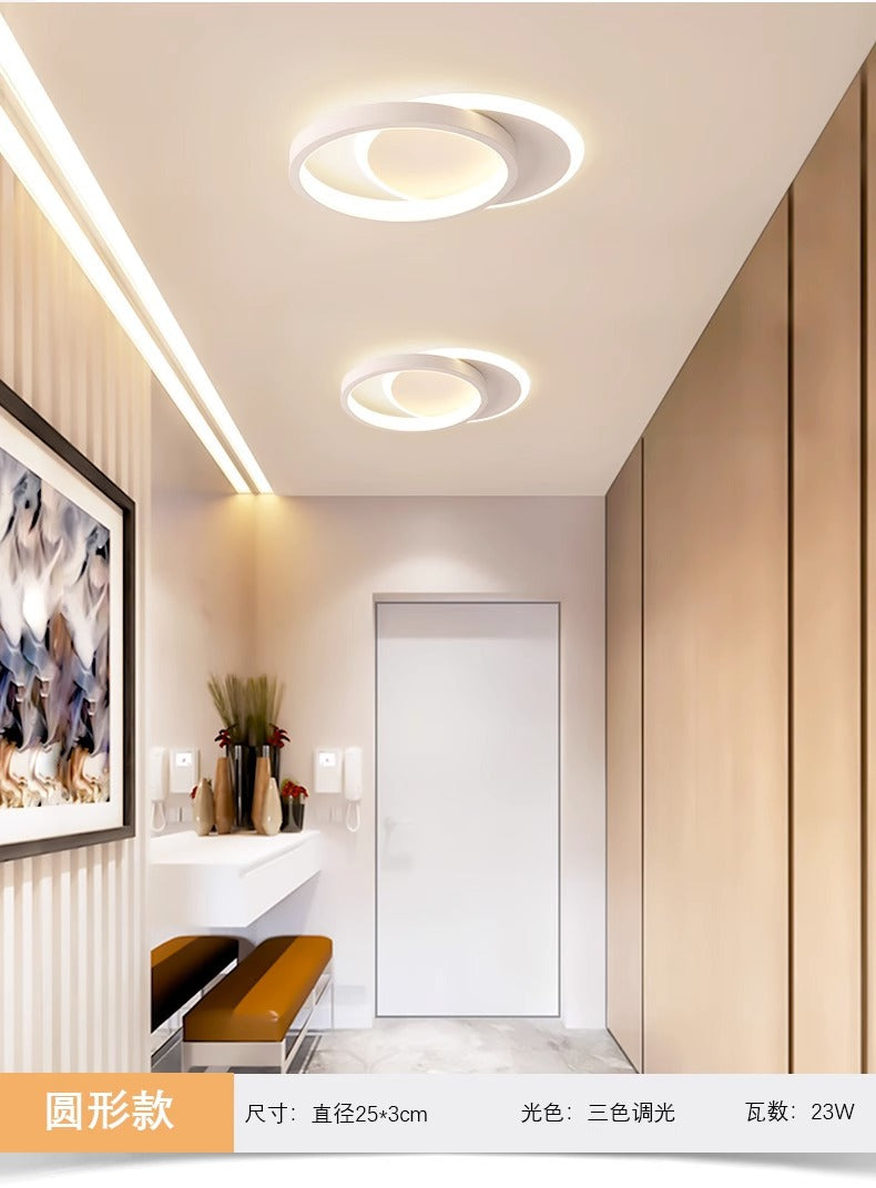 Creative aisle light corridor light, simple and modern led Ceiling Light Square Cloakroom Surface Mounted Recessed Entryway Stair Light
